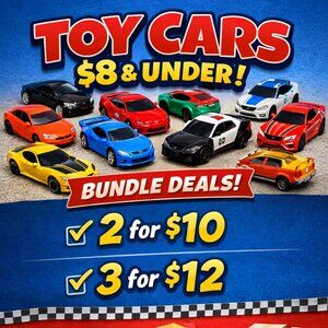 Toy Car Bundle Deals - 2 for $10 !!!